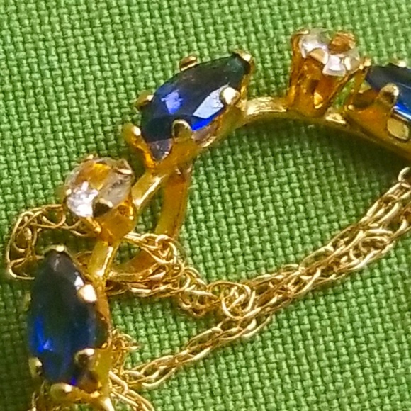 Kohl's 10 k created sapphire - Picture 2 of 7